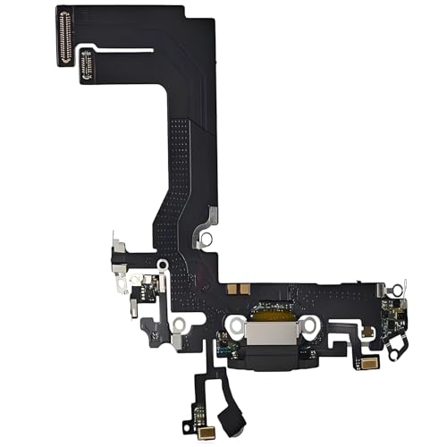 Câble flexible de charge iPhone 13 Mini avec port USB et micro noir