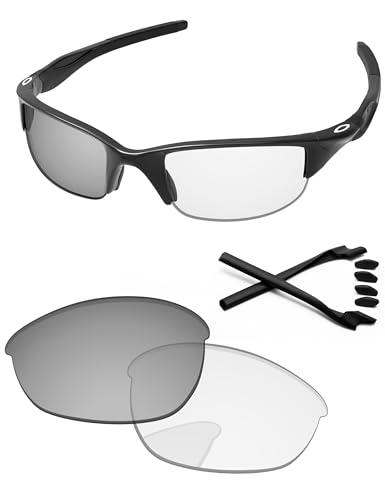 Image of Replacement Lenses & Rubber Kits for Oakley Half Jacket 2.0 OO9144 62mm - Precision Fit, UV Block, Impact Resistant