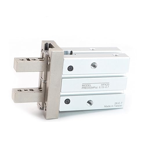 Pangocho-Cilindro de aire Cilindro de dedo neumático serie HFK-HFTK-10/16/20/25/32/40 (Color : HFK, Size : 10)