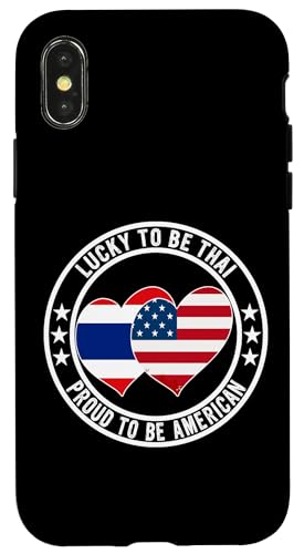 Lucky To Be Thai Proud To Be American Cool ^C AJ X}zP[X iPhone X/XS p
