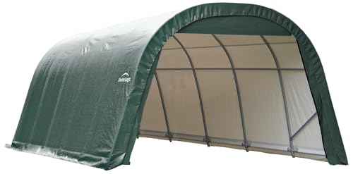 ShelterLogic 71342 Green 12'x20'x8' Round Style Shelter