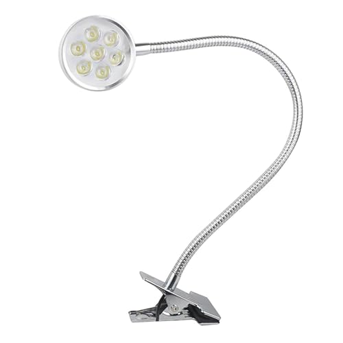 SHHUAOIL Work Lamp 24V/220V Led Work Lights Clamp Base Fast Heat Dissipation Adjust The Lighting Angle Arbitrarily High Brightness Lamp Beads for CNC Machine Tool Lighting(3w,24v)