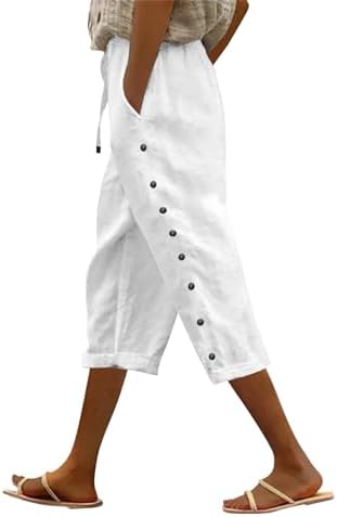 Striped Linen Pants Women Linen Capri Pants Lightweight Spring Summer Pants for Women 2025 Ladies Pinstripe Pants Striped Linen Pants Women Linen Capri Pants Lightweight Spring Summer Pants for Women 2025 Ladies Pinstripe Pants