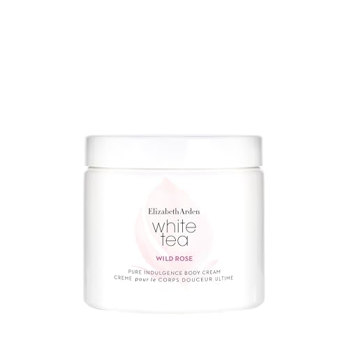 Elizabeth Arden - Wild Rose White Tea, Crema per il Corpo, con Burro di Karité ed Estratto di Tè Bianco, Ammorbidisce ed Idrata la Pelle Secca, Leggermente Profumata - 400 ml