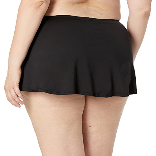 Image of Ocean 24th Women's Plus-Size Solid Skirted Bikini Bottom