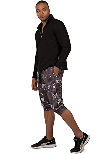 VIBES Men's Shorts All Over Print Elastic Waist & Bottom4