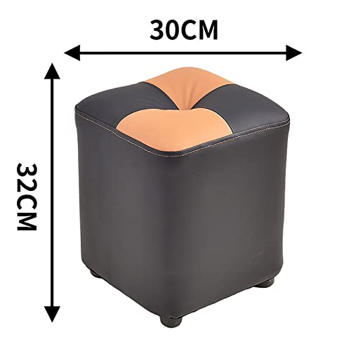 Tabouret ottoman carré compact pour gagner de l'espace chez soi
