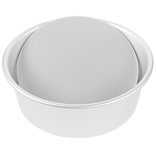 JECOMPRIS Deep Round Cake Pan 8 Inch with Detachable Bottom Anodized Aluminium Bakeware for DIY Baking and Layered Cakes