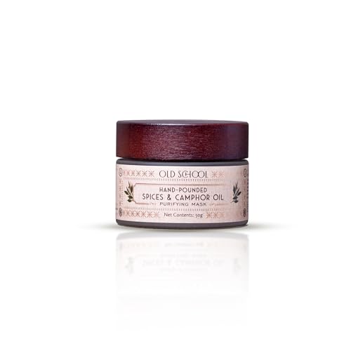 Image of Old School Rituals Spices & Camphor Oil Purifying Face Mask | Anti-Acne & Oil-Control Face Mask for Clear, Radiant Skin | Detoxifies Pores, Balances Excess Oil, and Reduces Breakouts | Enriched with Natural Spices & Camphor Oil for Skin Purification | 50g
