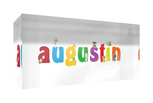 Décoration de chambre d'enfant avec le souvenir acrylique coloré Augustin