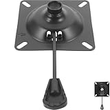 BESTonZON Drehmechanismus Stuhl Ersatzteil aus Metall 14X14cm Universeller Bürostuhl Drehteller Stabiler und Sicherer Fuß für Computer und Schreibtischstühle