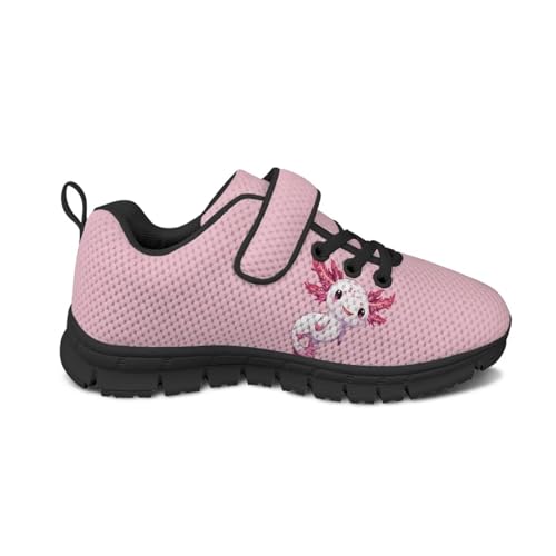 Sneakers for Girls Comfy Children Athletic Tennis Shoes Black Sole4