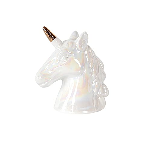 Salvadanaio Unicorno Rosa In Ceramica Per Bambini: Portafortuna E Regalo Compleanno Originale Per Camera - 3