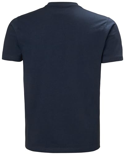 Helly Hansen Camiseta HH Box 2.0 para Hombre, Azul Marino, M