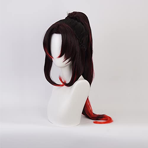 OSIAS Color Layered Kokushibo Cosplay Wig for Man and Boys, 24 inches - Image 4