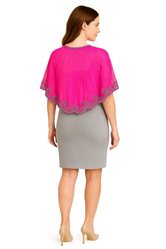 Image of Matelco Women's net Embellished Poncho
