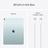Apple iPad Air 13 tum (M2): Liquid Retina-skärm, 1 TB, skärmkamera på långsidan med 12 MP/Kamera på baksidan med 12 MP, wifi 6E, Touch ID, batteri som räcker hela dagen - blå #5