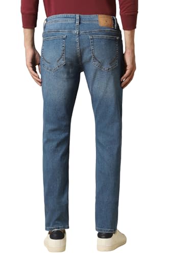 Image of Allen Solly Men's Slim Fit Mid Rise Jeans