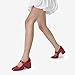 DREAM PAIRS Zapatos Mary Jane de Tacón Alto Cómodos Clásicos Mujer Zapatillas con Tacón Ancho Zapatos de Salón PU Trabajo Balila Rojo Brillante-US SDPU2232W Talla 36EU Imagen de DREAM PAIRS Zapatos Mary Jane de Tacón Alto Cómodos Clásicos Mujer Zapatillas con Tacón Ancho Zapatos de Salón PU Trabajo Balila Rojo Brillante-US SDPU2232W Talla 36EU