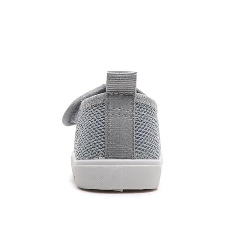 Toddler Girls Boys Shoes Kids Canvas Sneakers with Cartoon Print Adjustable Strap4