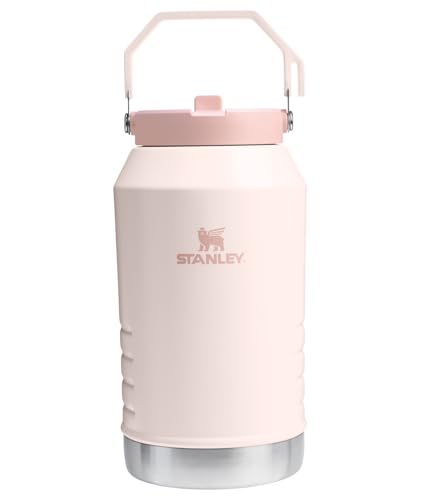Image of STANLEY IceFlow Flip Straw 2.0 Jug, 96 oz, Rose Quartz