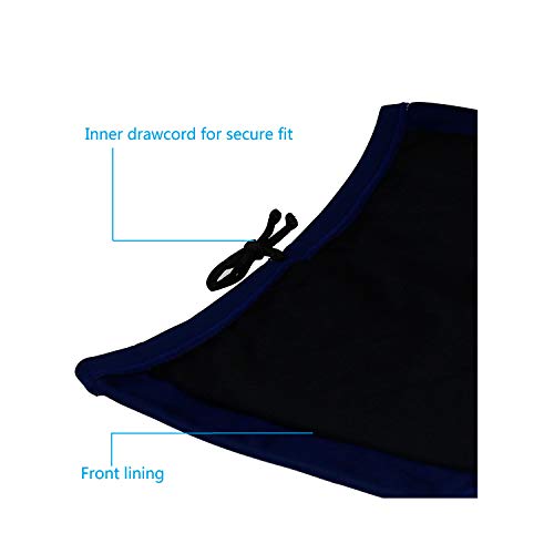 Easyglide Square Leg Suit Mens Comfortable Swimwear for Polyester Fabric Shape Retention,Quick Drying (Navy Blue, 40) - Thumbnail 5