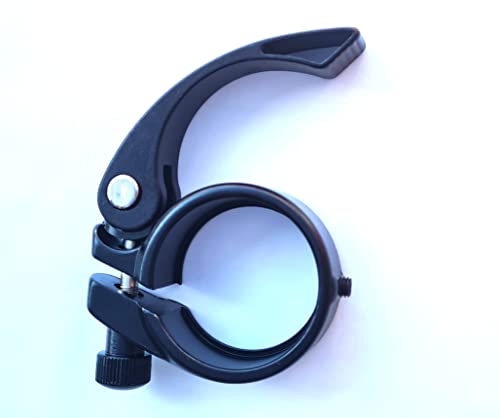 CarbonEnmy Collier de selle renforcé avec blocage rapide - 40 mm - En aluminium - Noir Cover