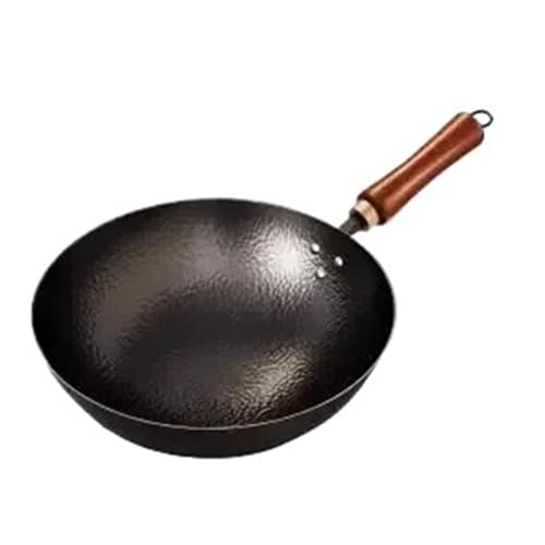 Wok de hierro sin recubrimiento 32 cm sin tapa miniatura 1