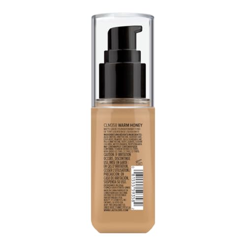 Image of L.A. COLORS Truly Matte Foundation, Warm Honey CLM358