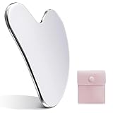 gua sha カッサ かっさ プレート, ステンレス製フェイシャル美容マッサージャー，小顔 マッ ツボマッ 全身マッサージ 刮痧板 (ステンレス鋼)