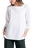 Armlänge: 3/4 Arm eterna Damen Bluse 3/4-Arm Weiss (10) 40