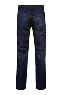 Velilla 103020B; Pantaloni Bicolore Multitasche; Colore Blu Navy e Nero; Taglie Europee 42; Taglie Italiane 46