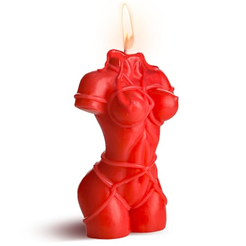 Bougie goutte à goutte rouge en cire synthétique non parfumée basse température