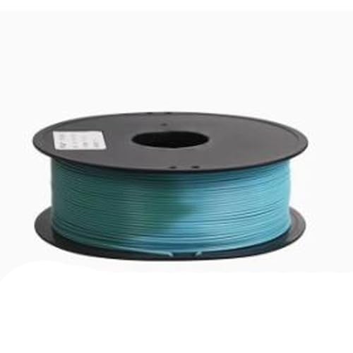 Consorti di stampa 3D PLA a 2 colori per la temperatura+1.75 mm filo sensibile termico materiale 3D Accuratezza della resistenza FDM 0.03 mm bobina da 1 kg turns verde blu