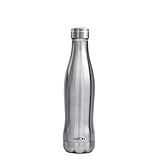 Milton Duke 500 Stainless Steel Water Bottle, 400 ml, Silver