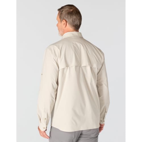 Carhartt Men's Force Sun Defender Relaxed Fit Lightweight Long-Sleeve Shirt, Cobblestone, X-Large - image 5