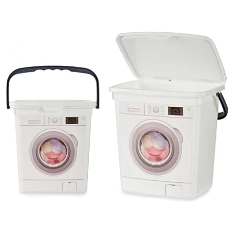Washing Powder Storage Plastic Laundry Storage Container Box Storage Dishwasher Tablet Container with Lid Cover