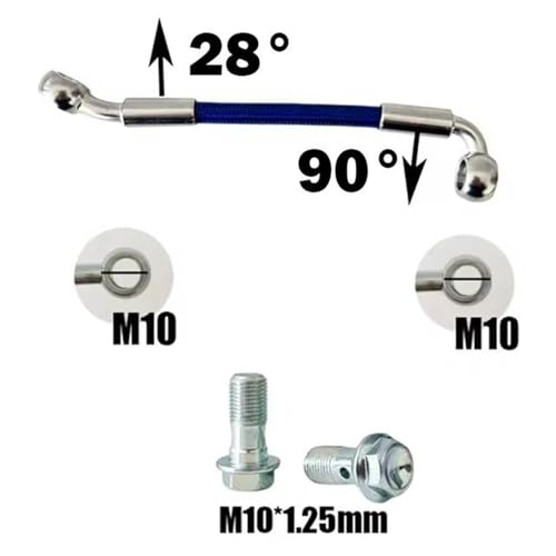 Flexible frein hydraulique tressé pour vos longs trajets et road trips moto