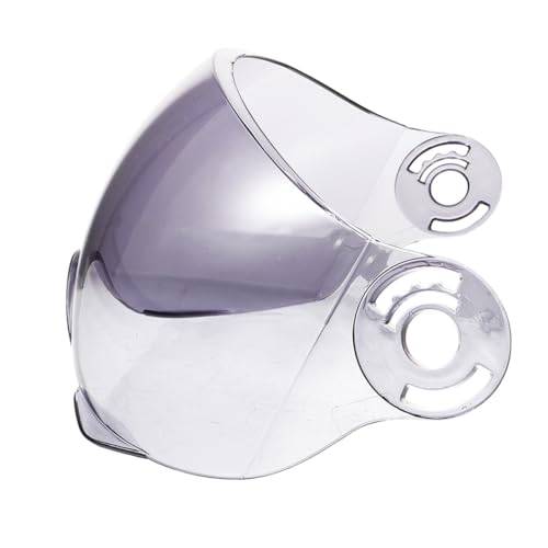 Lentille de casque moto anti-UV visière plastique demi-visage 2 pièces