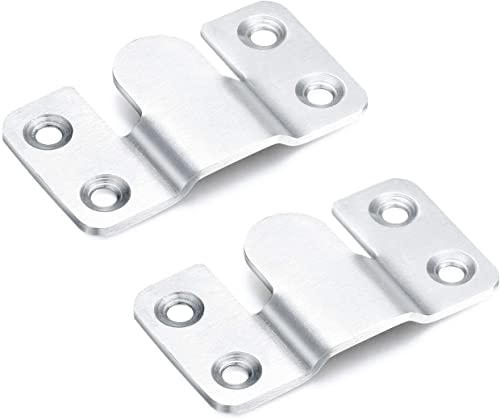 6 works Flush Mount Bracket ,Heavy Duty Interlocking Hang Brackets Furniture Connector - Image 2