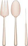 Kate Spade New York Women's Malmo Rose Gold 3 Piece Serving Set Rose Gold Serveware