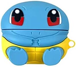 AirPods pro Case Soft Silicone Shockproof Cover for Apple Airpods pro,Squirtle Pokémon Go Bag Pendant Decor Keychain Airpod pro Case (Squirtle)