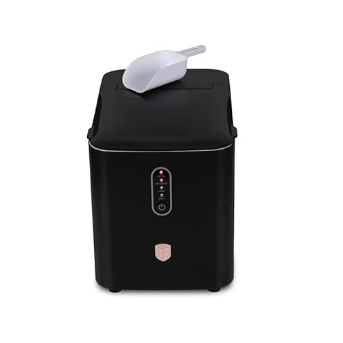 Eismaschine, Eiswürfelbereiter Mit Selbstreinigungsfunktion, 8 Eiswürfel in 6 Min, Black Rose Collection, 120w 5 Eismaschine, Eiswürfelbereiter Mit Selbstreinigungsfunktion, 8 Eiswürfel in 6 Min, Black Rose Collection, 120w