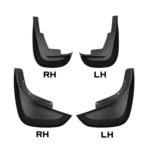 Image of Tire Mud Flaps for Landrover Defender 90 /110 2020-2025 | 4PCS Matte Black Splash Guards, ABS Wheel Mudflaps, Vehicle Exterior Protector Accessories