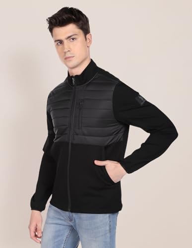 Image of U.S. POLO ASSN. Men's Nylon & Net Standard Length Solid Trench Coat