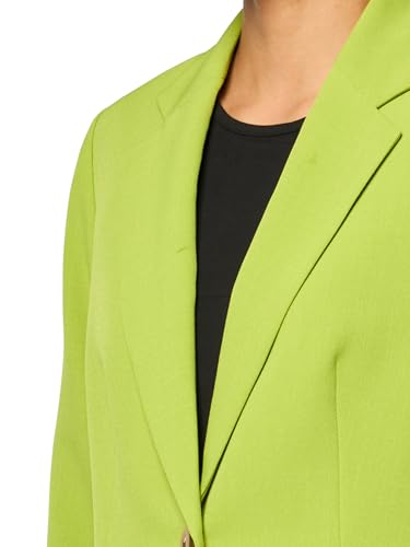 Kasper Women's Crepe Novelty Eyelet Front Notch Collar Jacket, Kiwi3