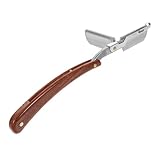 Rasoir de rasage de près : conçu pour un rasage en douceur, assurez-vous qu'aucune barbe ne reste sur votre visage, gardez votre look charmant, rasage de près vintage