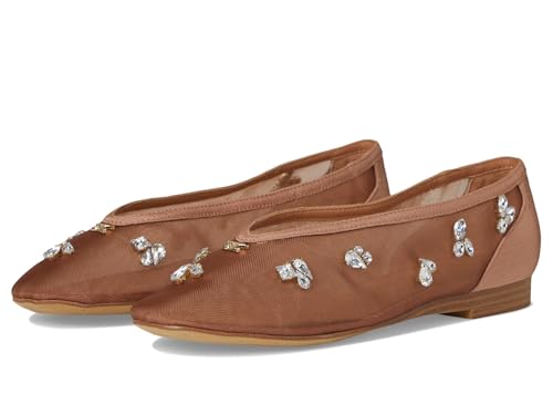 Circus NY by Sam Edelman Women's Tina Jewel Ballet Flat, Cinnamon Sugar, 9.5 -  198535004867