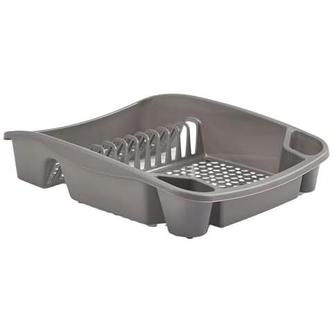 Whitefurze Large Plastic Dish Drainer Cover