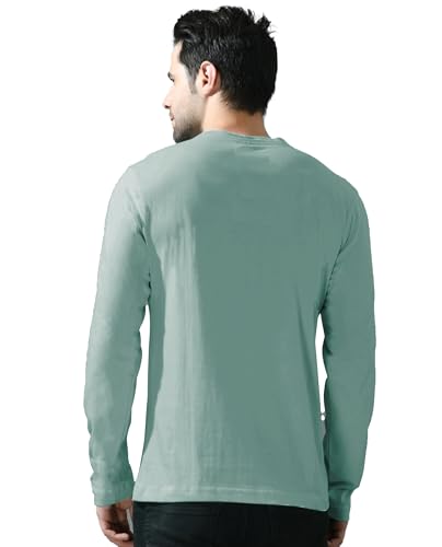 Image of Mens Printed Round Neck Half Sleeve /Long Sleeve 100% Cotton T-Shirt